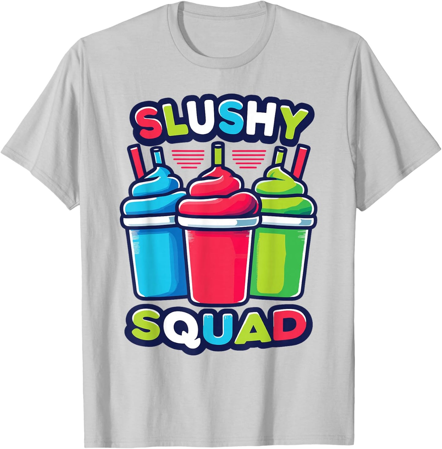 Slushy Squad T-Shirt - T-Shirt | Ash