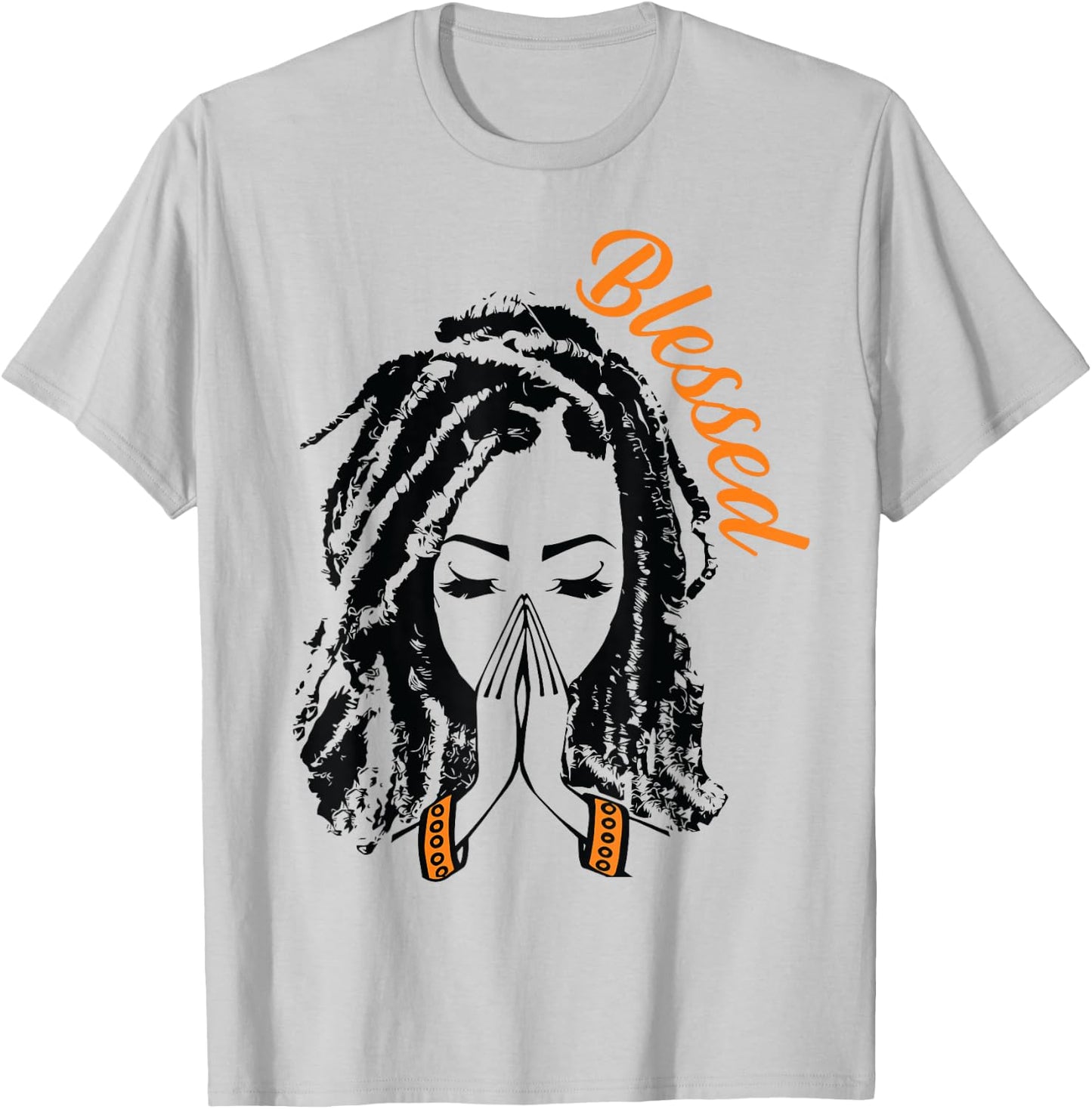 Melanin Poppin Black Girl Magic Plus Size Faith Based T-Shirt - T-Shirt | Ash