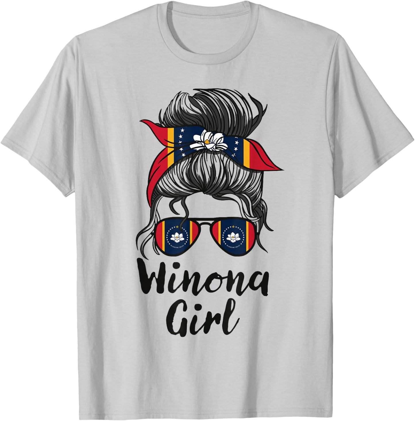 Winona Mississippi Women Girl T-Shirt - T-Shirt | Ash