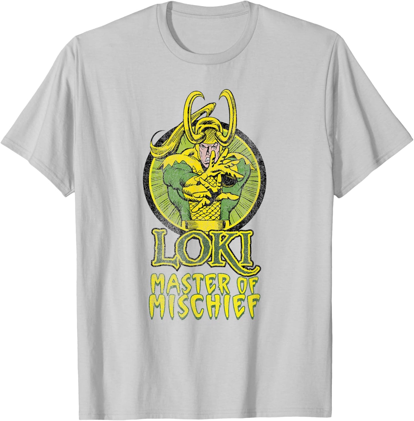 Marvel Loki Master of Mischief Vintage Comic Villain T-Shirt - T-Shirt | Ash