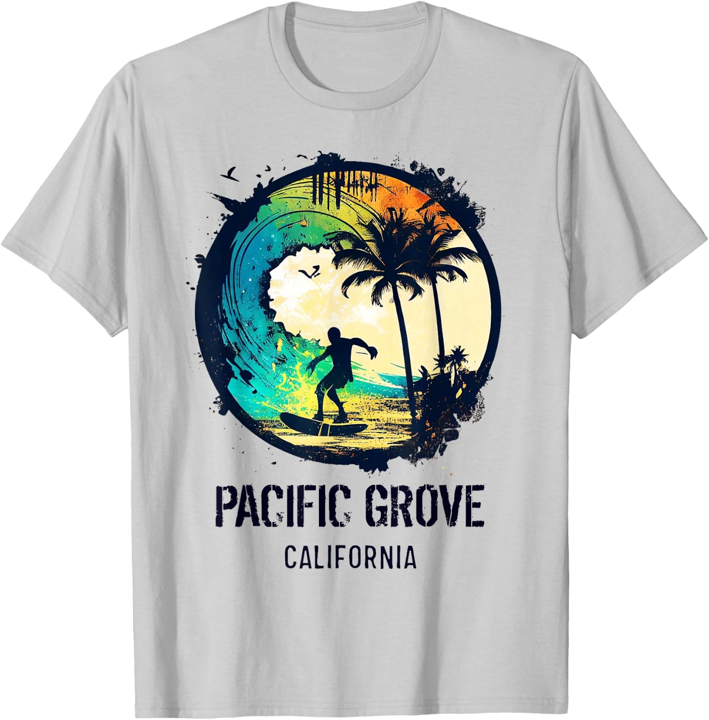 Pacific Grove California T-Shirt - T-Shirt | Ash