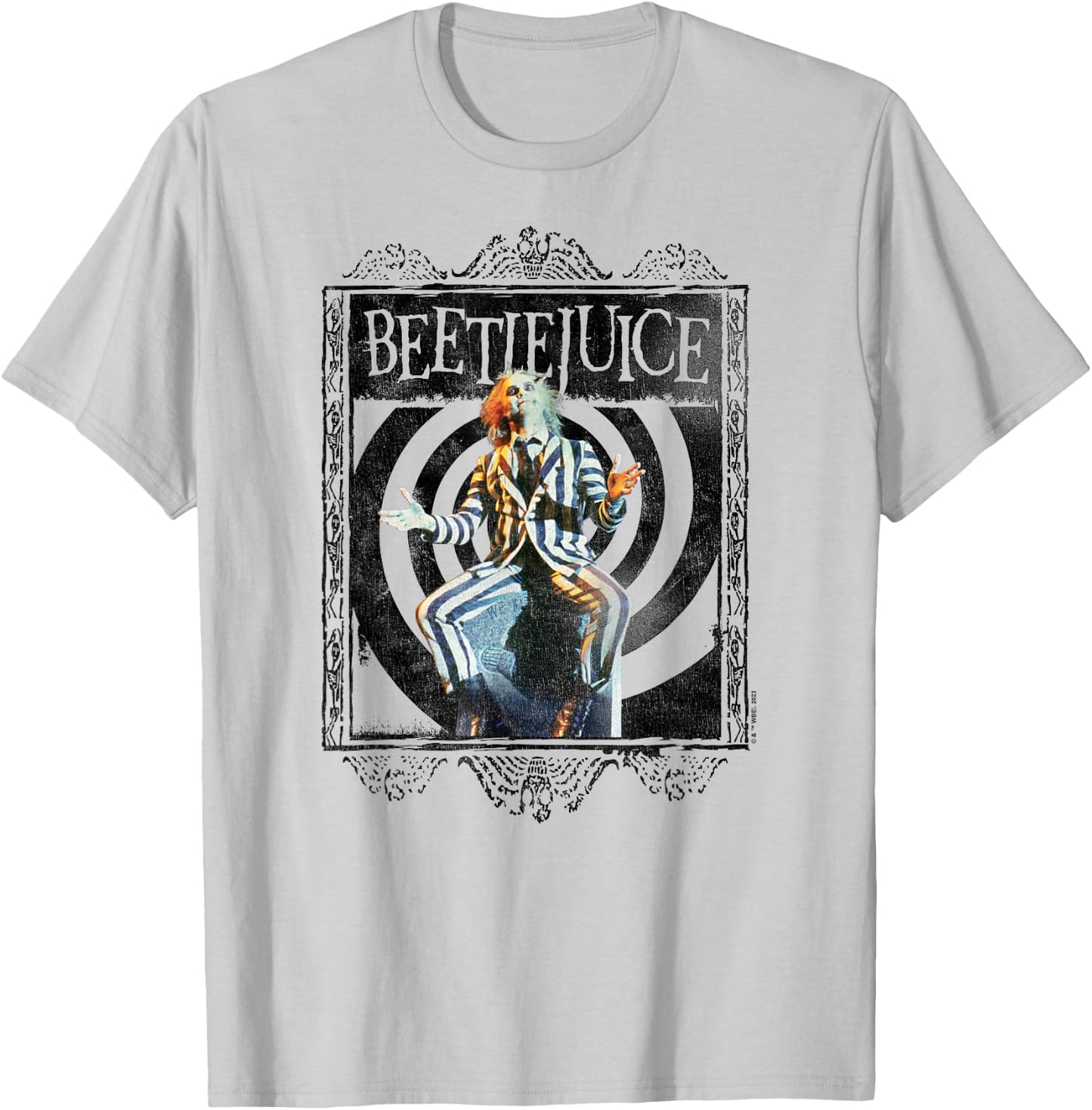Beetlejuice - Beetlejuice On Grave T-Shirt - T-Shirt | Ash