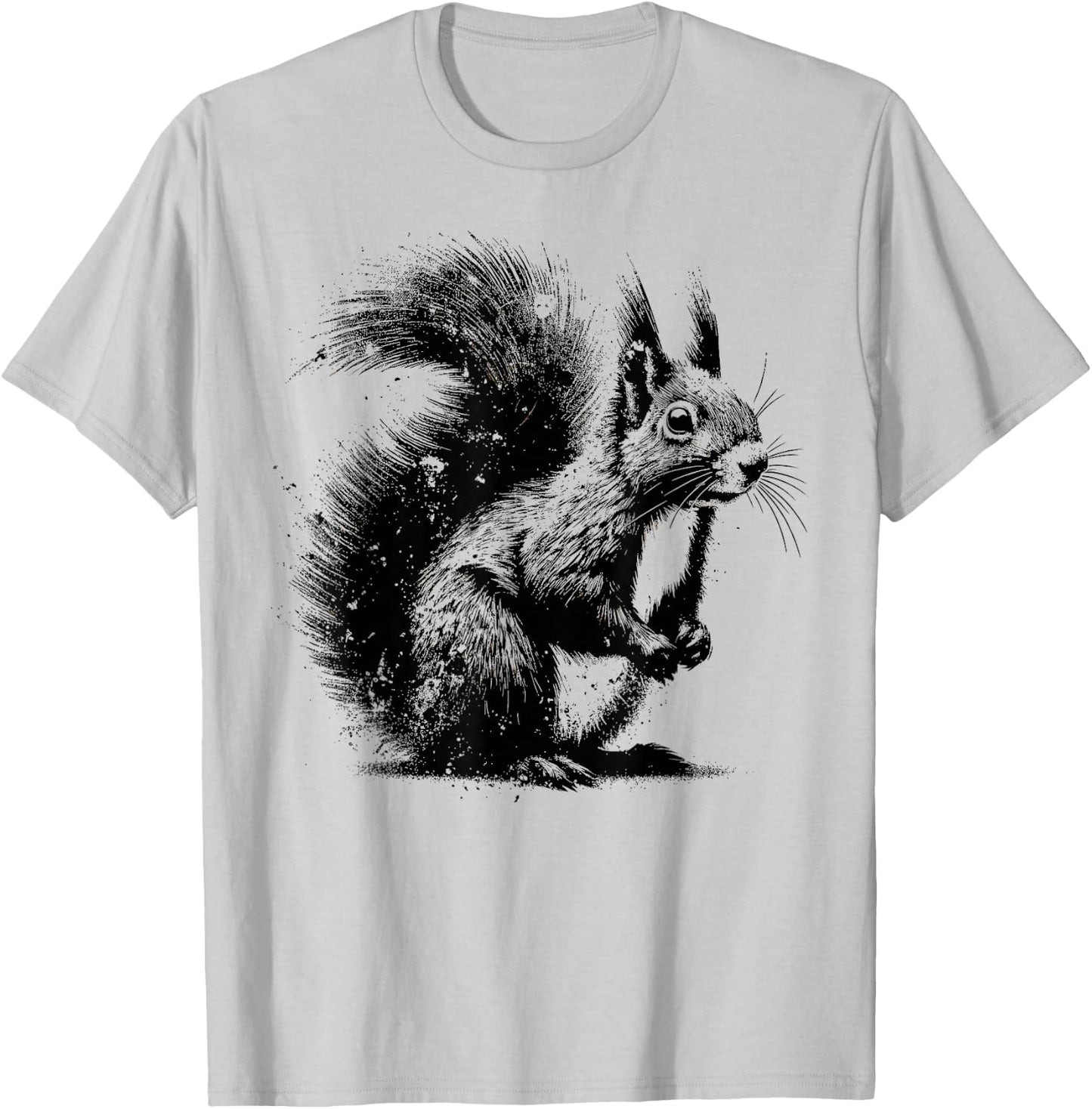 Edgy Grunge Aesthetic Squirrel Lover Shirt Edgy Squirrel T-Shirt - T-Shirt | Ash