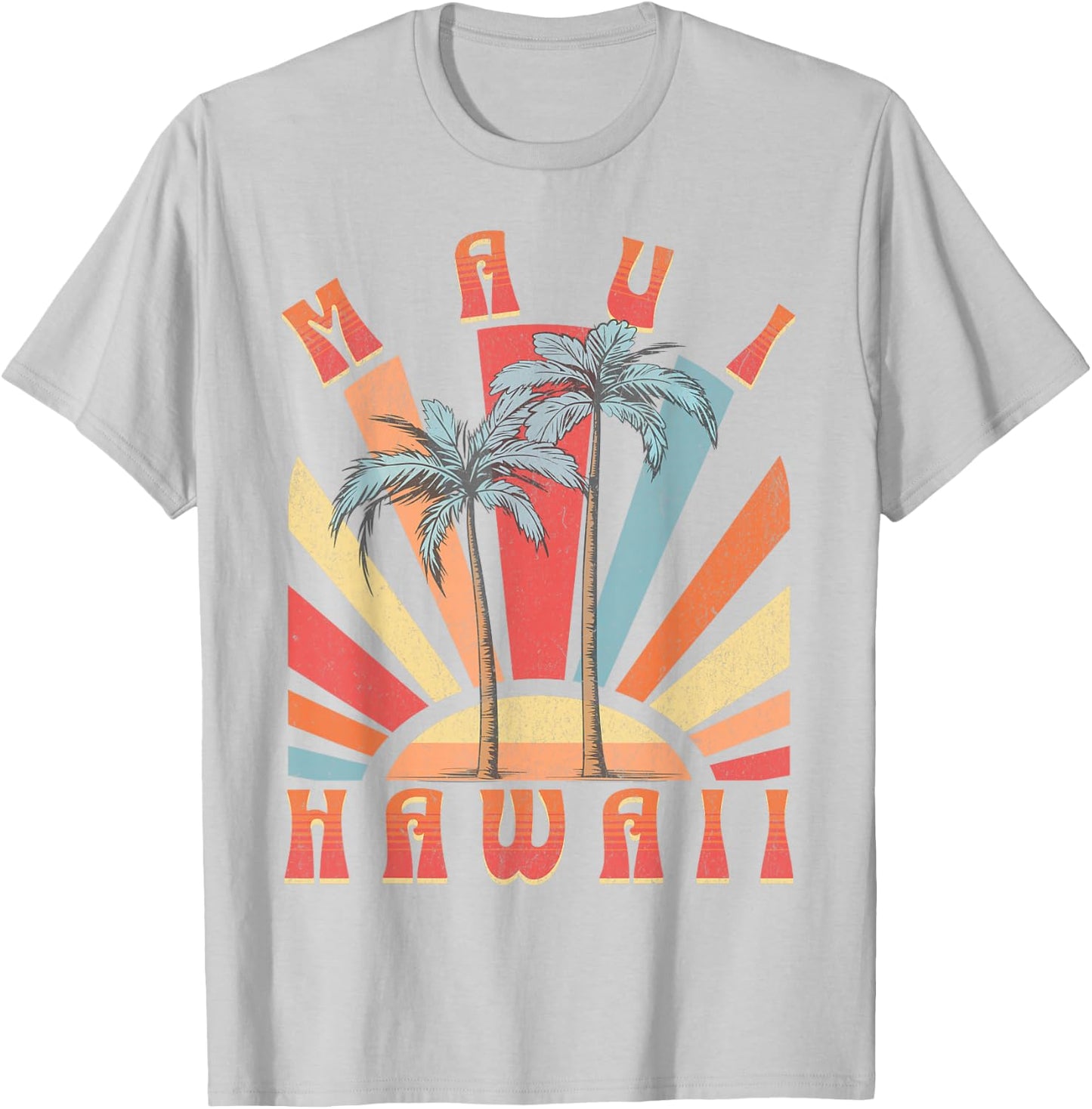 Maui Hawaii T-Shirt - T-Shirt | Ash