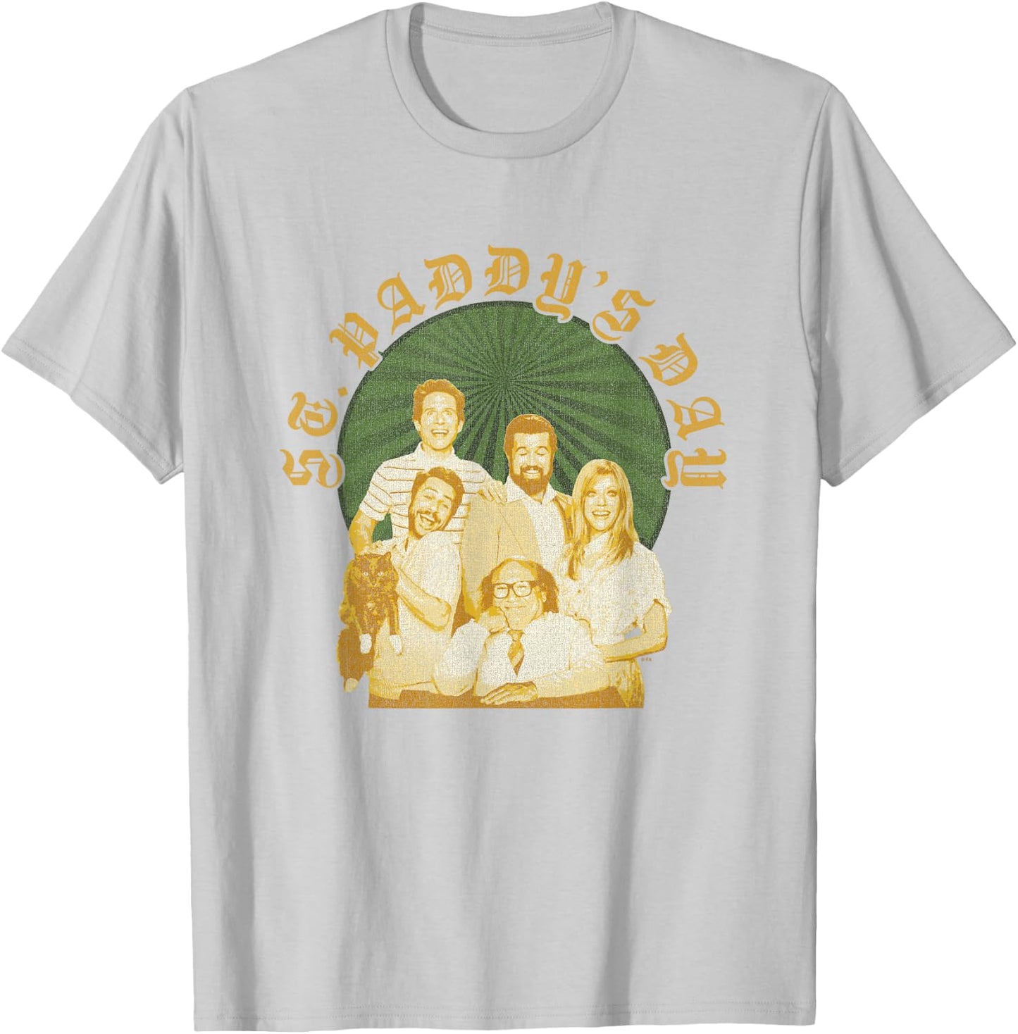 It's Always Sunny In Philadelphia St. Patrick's Day Faded T-Shirt - T-Shirt | Ash