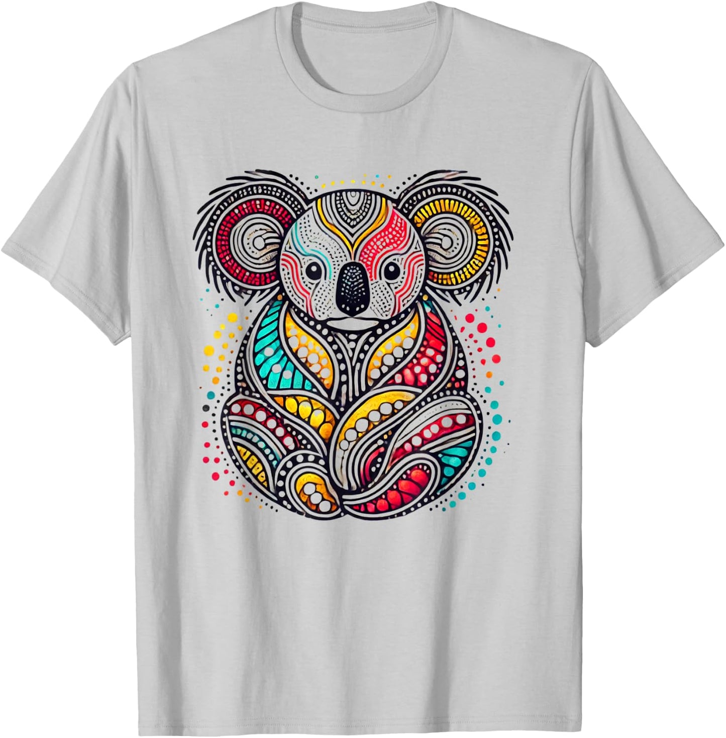 Australian Aboriginal Koala Funny Animal Lover Australia T-Shirt - T-Shirt | Ash