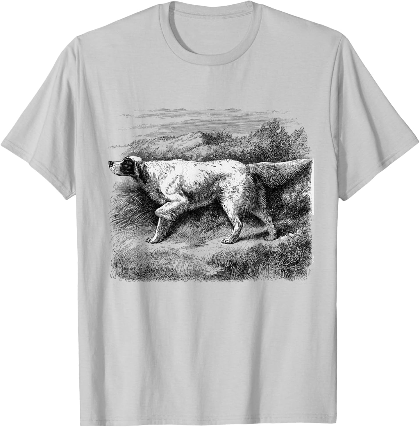Vintage English Setter T-Shirt - T-Shirt | Ash