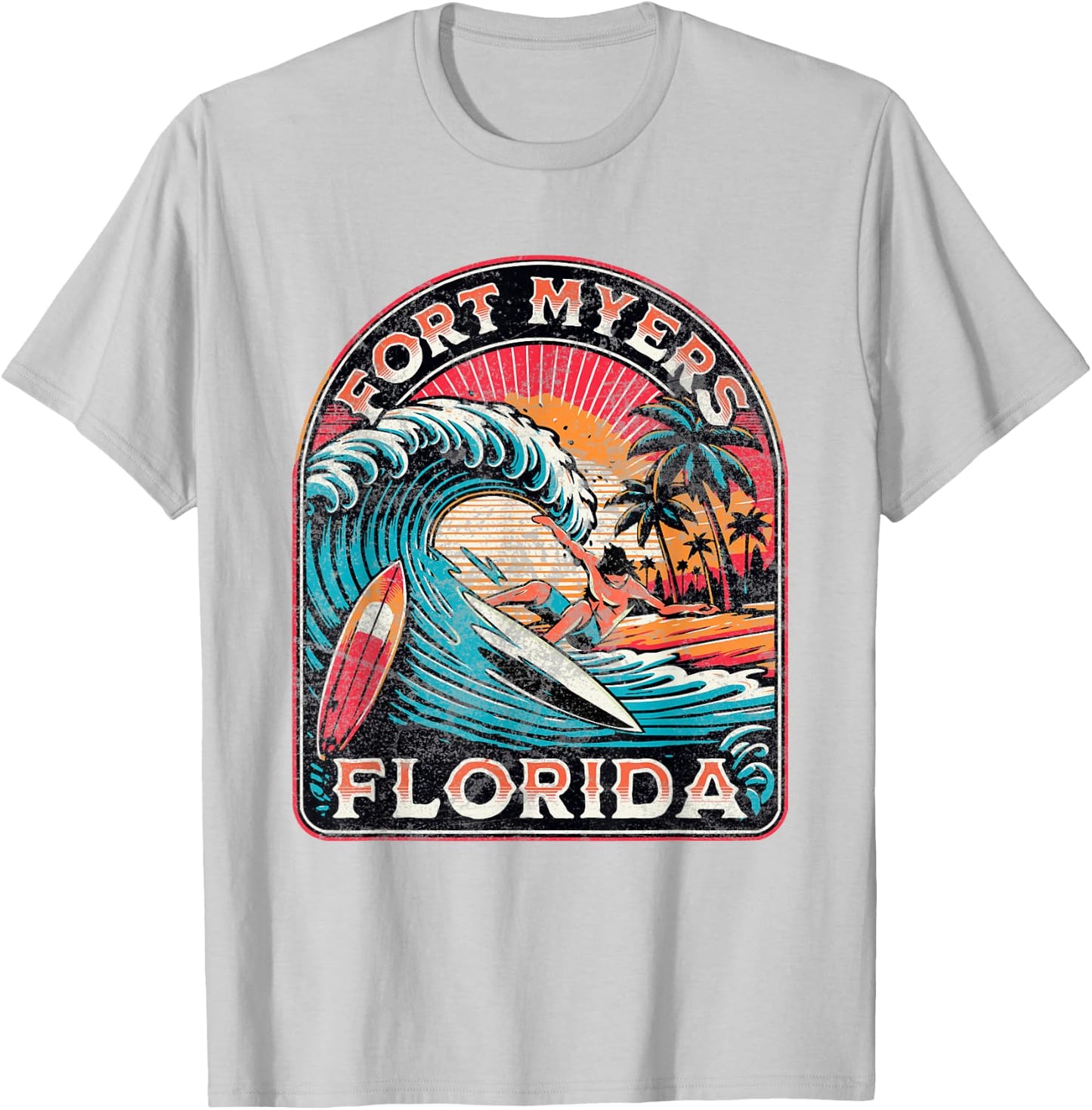 Fort Myers T-Shirt - T-Shirt | Ash