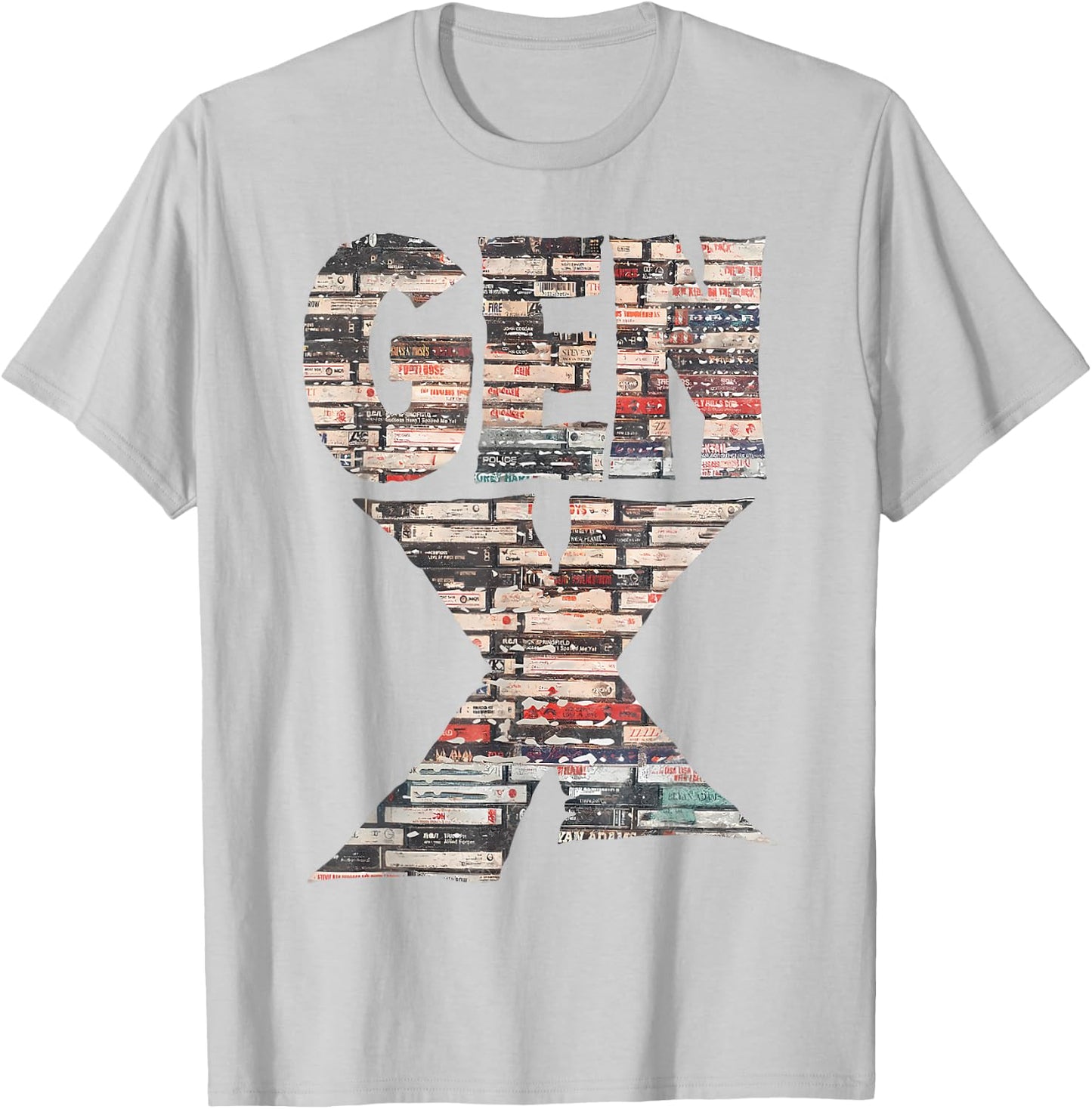 Gen X 80’s Rock Cassettes T-Shirt - T-Shirt | Ash