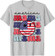 American Mama Retro USA Flag Patriotic Cute 4th Of July Men T-Shirt - T-Shirt | Ash