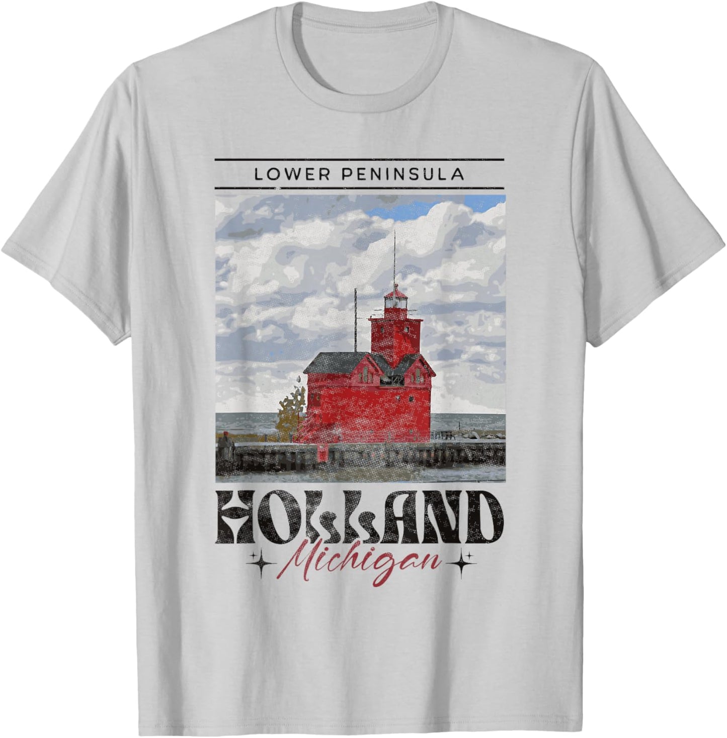 Holland MI Men Women Boys Girls Holland Michigan T-Shirt - T-Shirt | Ash