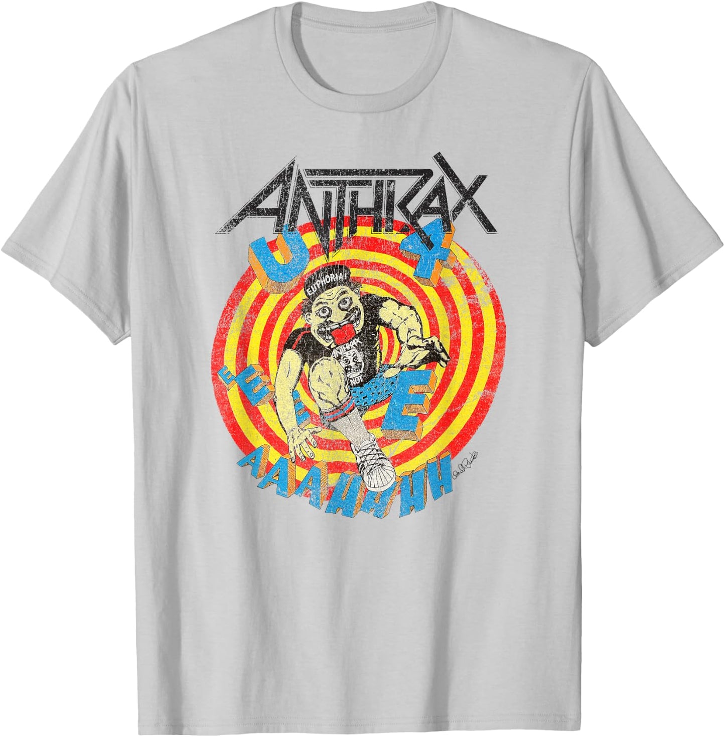 Anthrax – U4EAHHH T-Shirt - T-Shirt | Ash
