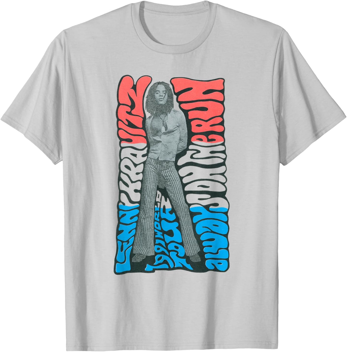 Lenny Kravitz Wavy World Tour T-Shirt - T-Shirt | Ash