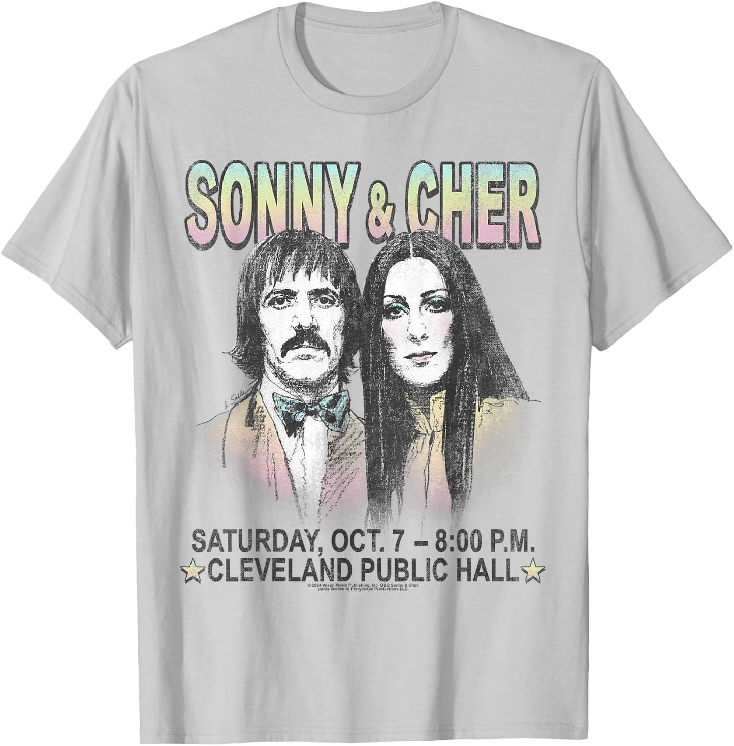 Sonny and Cher Cleveland Hall T-Shirt - T-Shirt | Ash