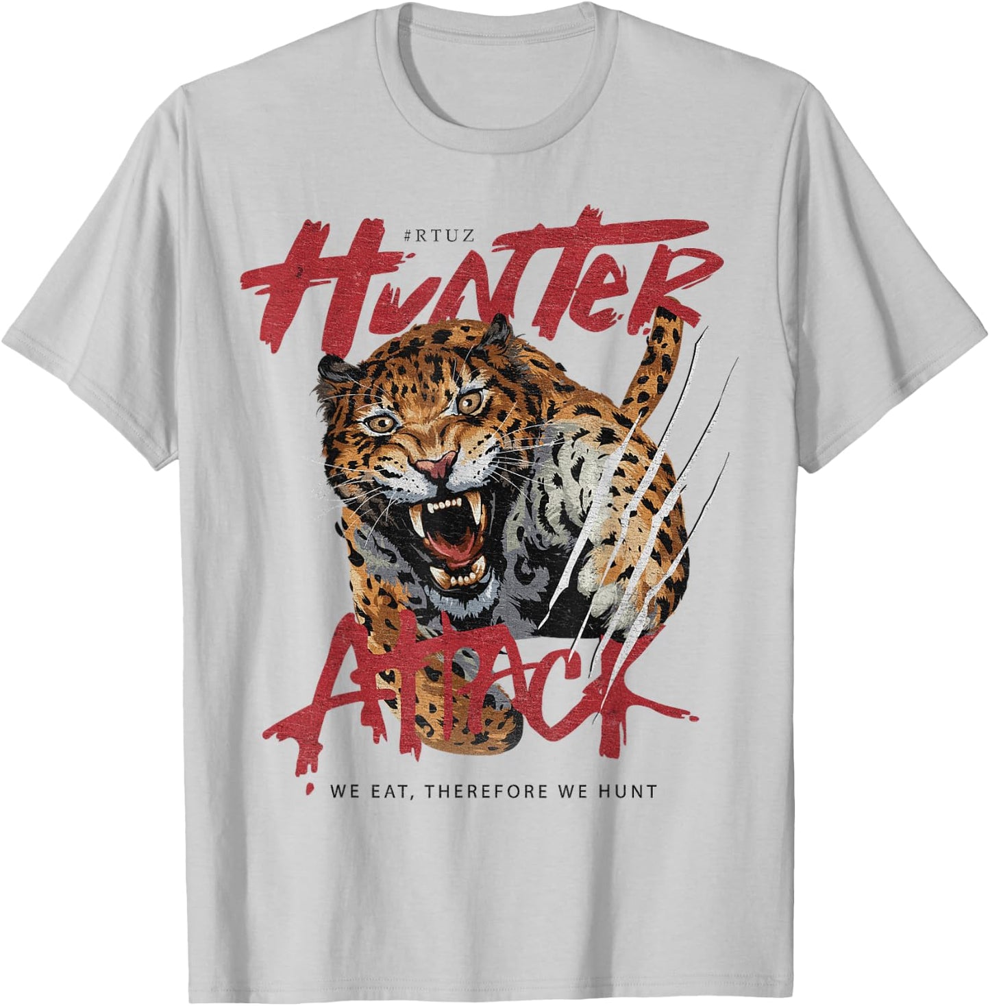 Hip Hop Y2K Vintage Hipster Edgy Urban Streetwear Tiger Women Kids T-Shirt - T-Shirt | Ash