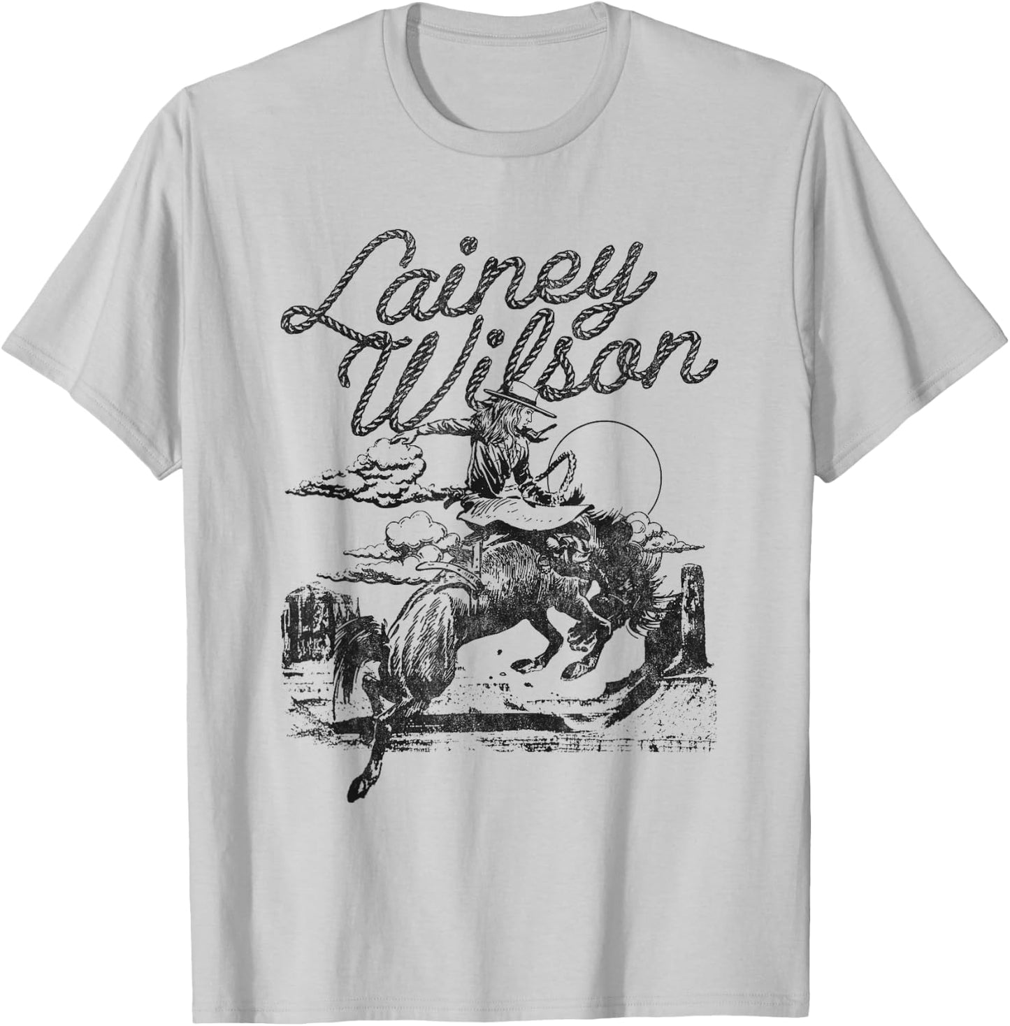 Lainey Wilson - Horse T-Shirt - T-Shirt | Ash