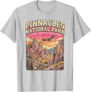 Pinnacles National Park California US Vintage T-Shirt - T-Shirt | Ash