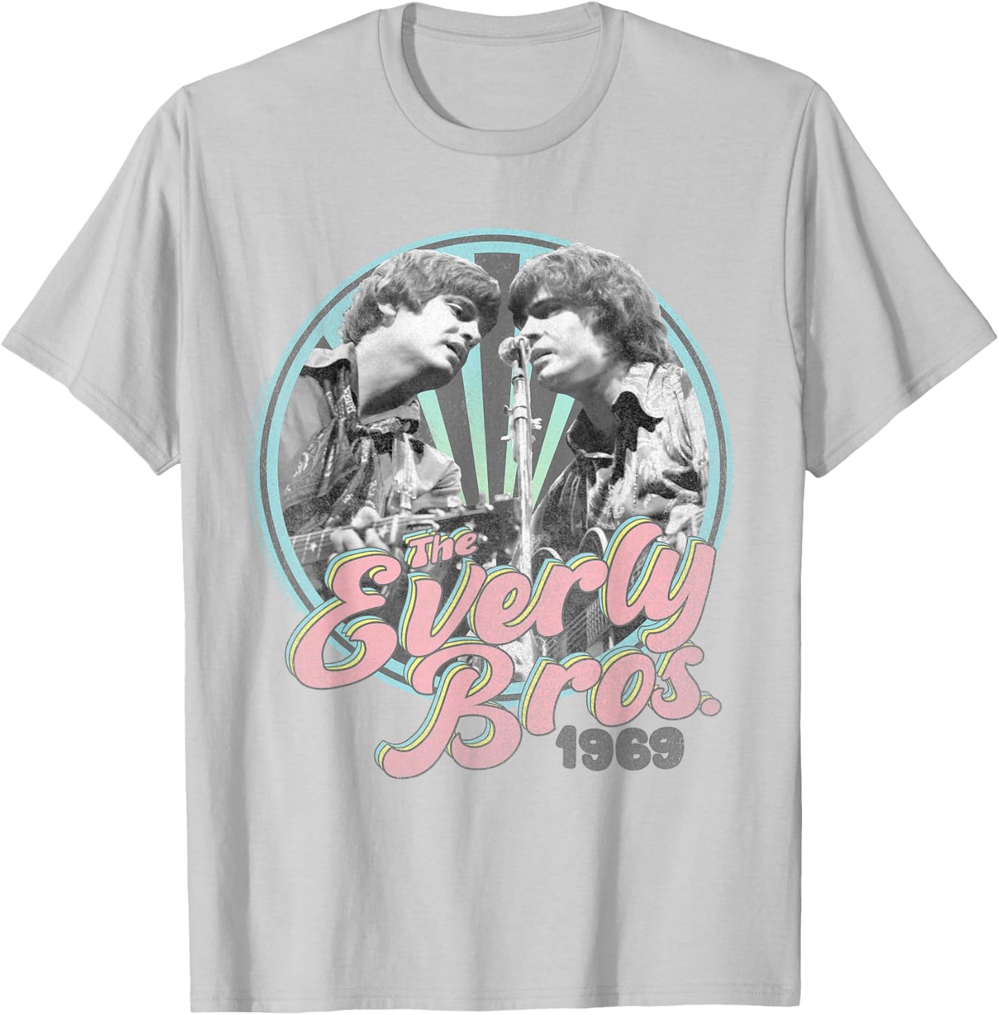 The Everly Brothers Guitars 1969 T-Shirt - T-Shirt | Ash