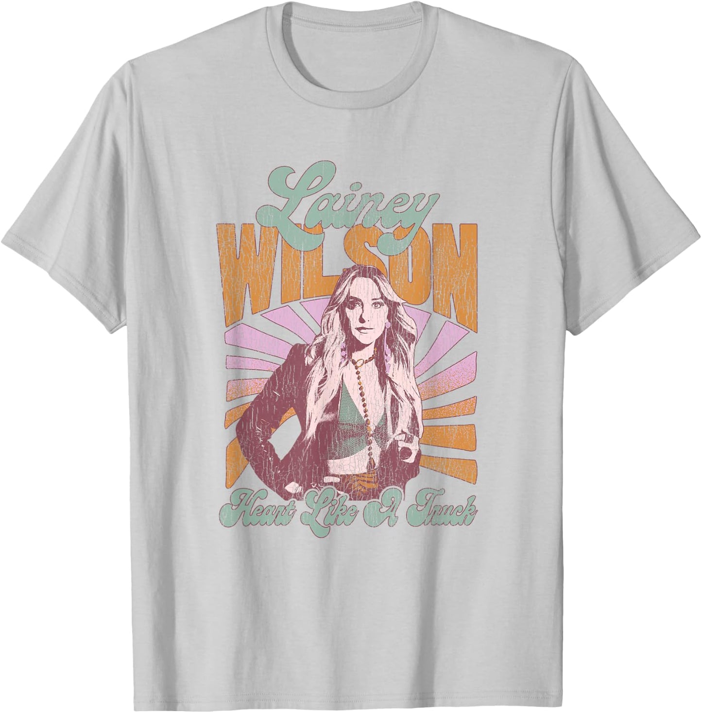Lainey Wilson - Heart Like A Truck T-Shirt - T-Shirt | Ash