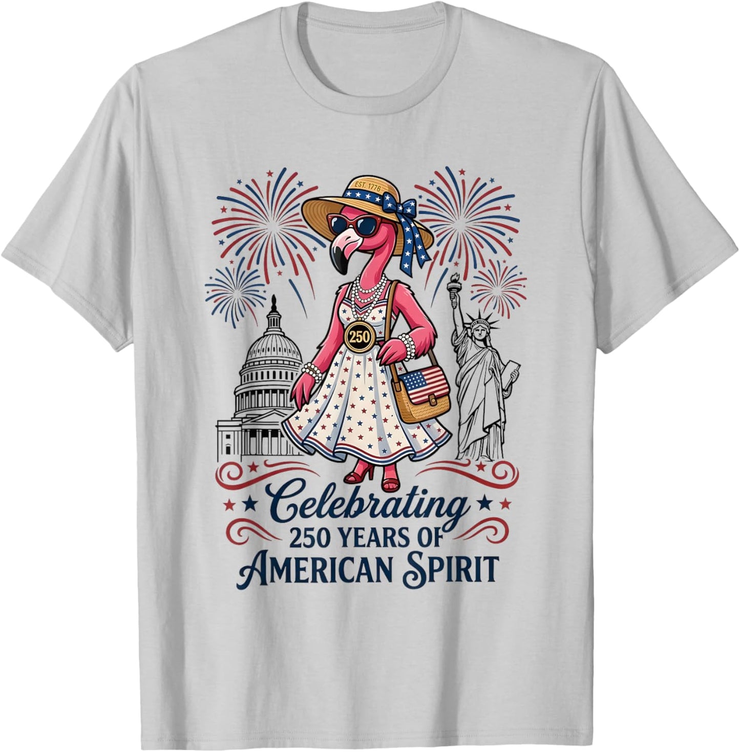 of American Spirit T-Shirt - T-Shirt | Ash