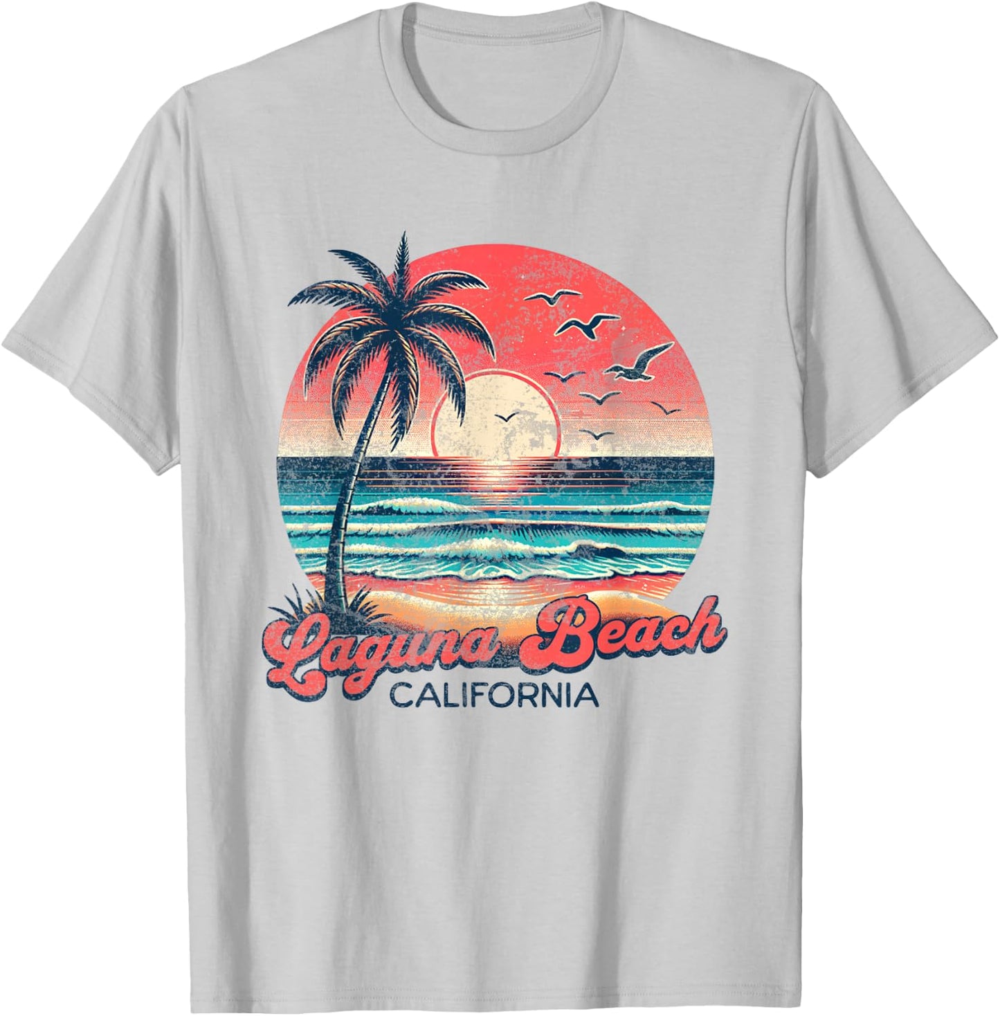 Laguna Beach Women Girls Kids T-Shirt - T-Shirt | Ash