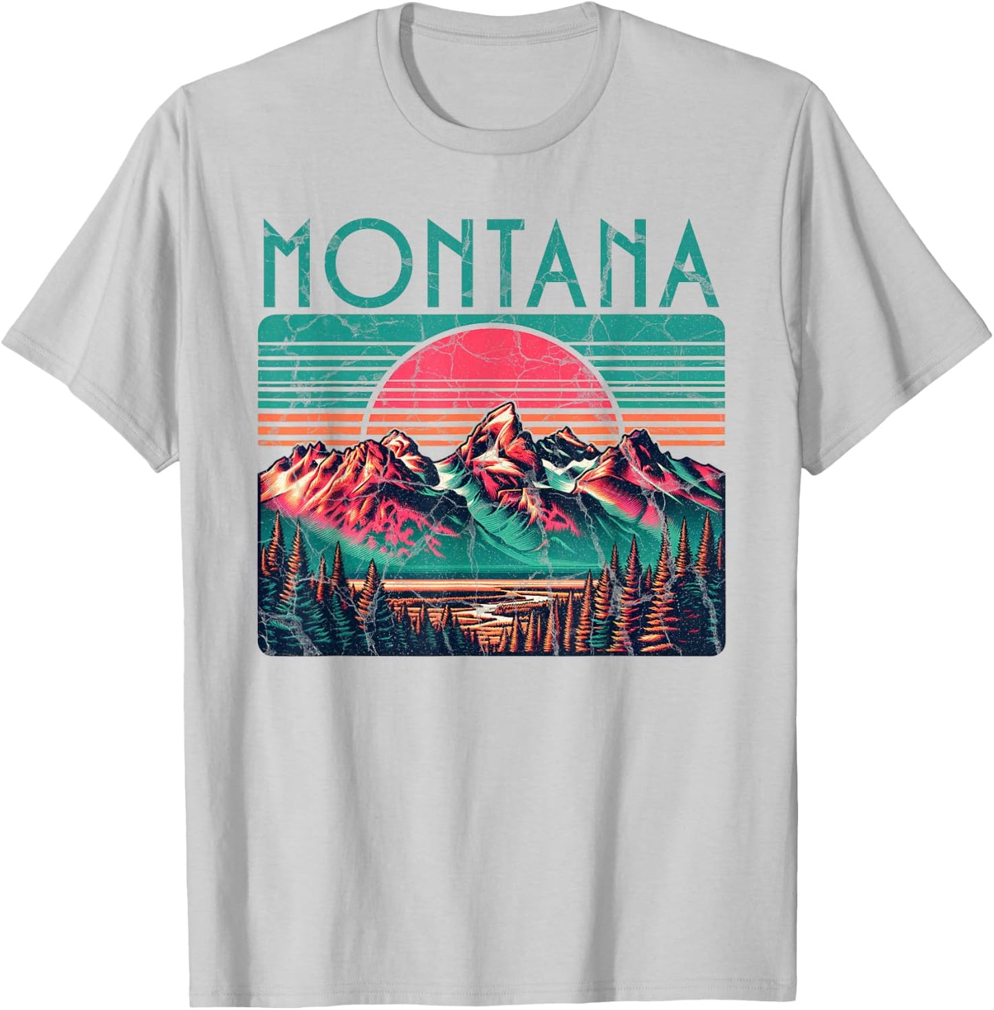 Montana T-Shirt - T-Shirt | Ash
