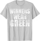 Winners Wear Green Color War Camp Team Game Competition T-Shirt - T-Shirt | Ash