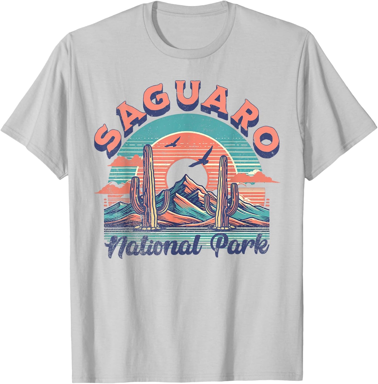 Saguaro National Park T-Shirt - T-Shirt | Ash