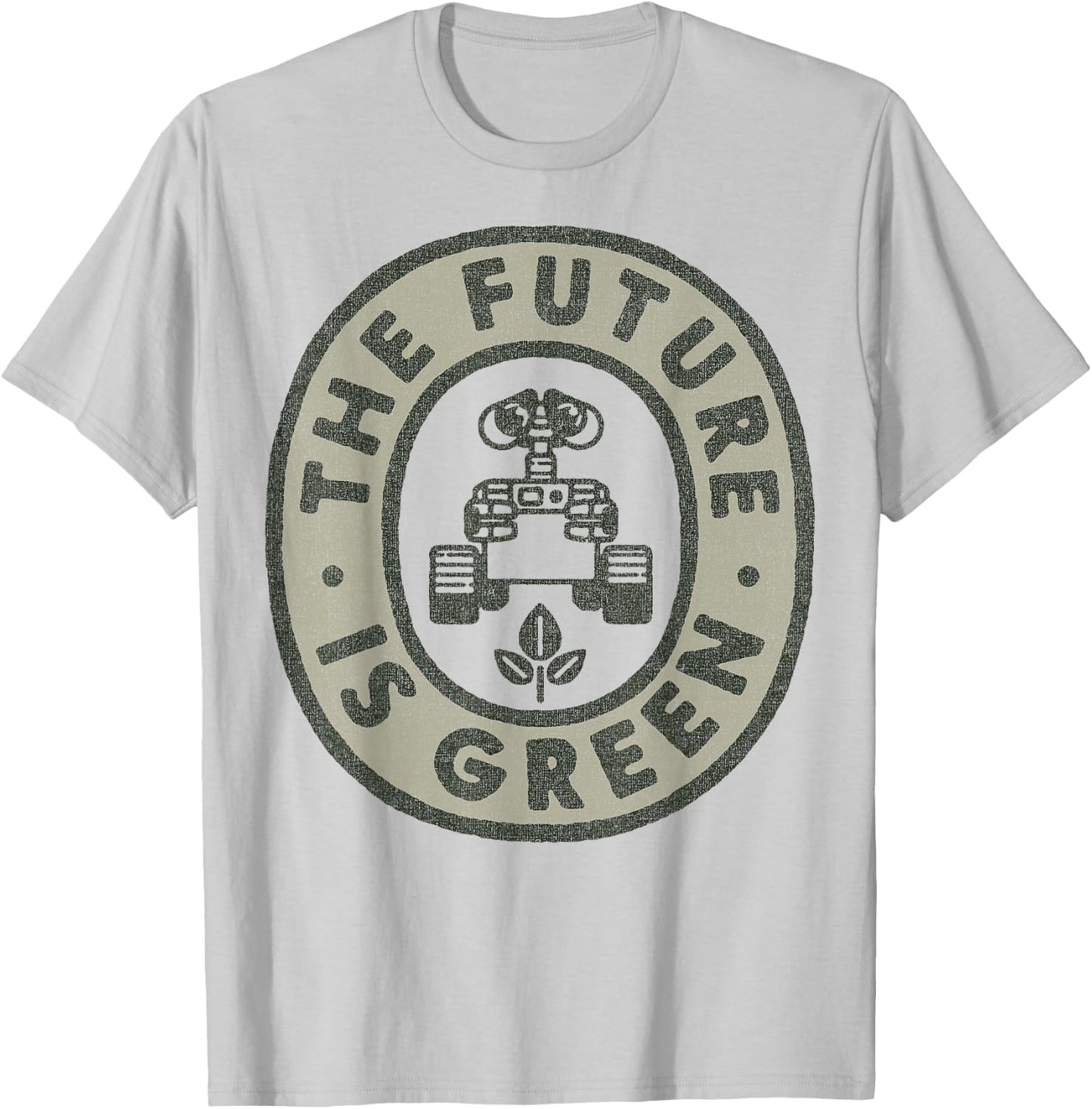 Disney Pixar Earth Day Wall-E The Future is Green Small T-Shirt - T-Shirt | Ash