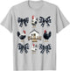 Chicken Farm Funny Aesthetic Bows Clothing Girly -Kids -Adults Grey Small Chicken Coquette Bows Design Classic Fit T-Shirt - T-Shirt | Ash