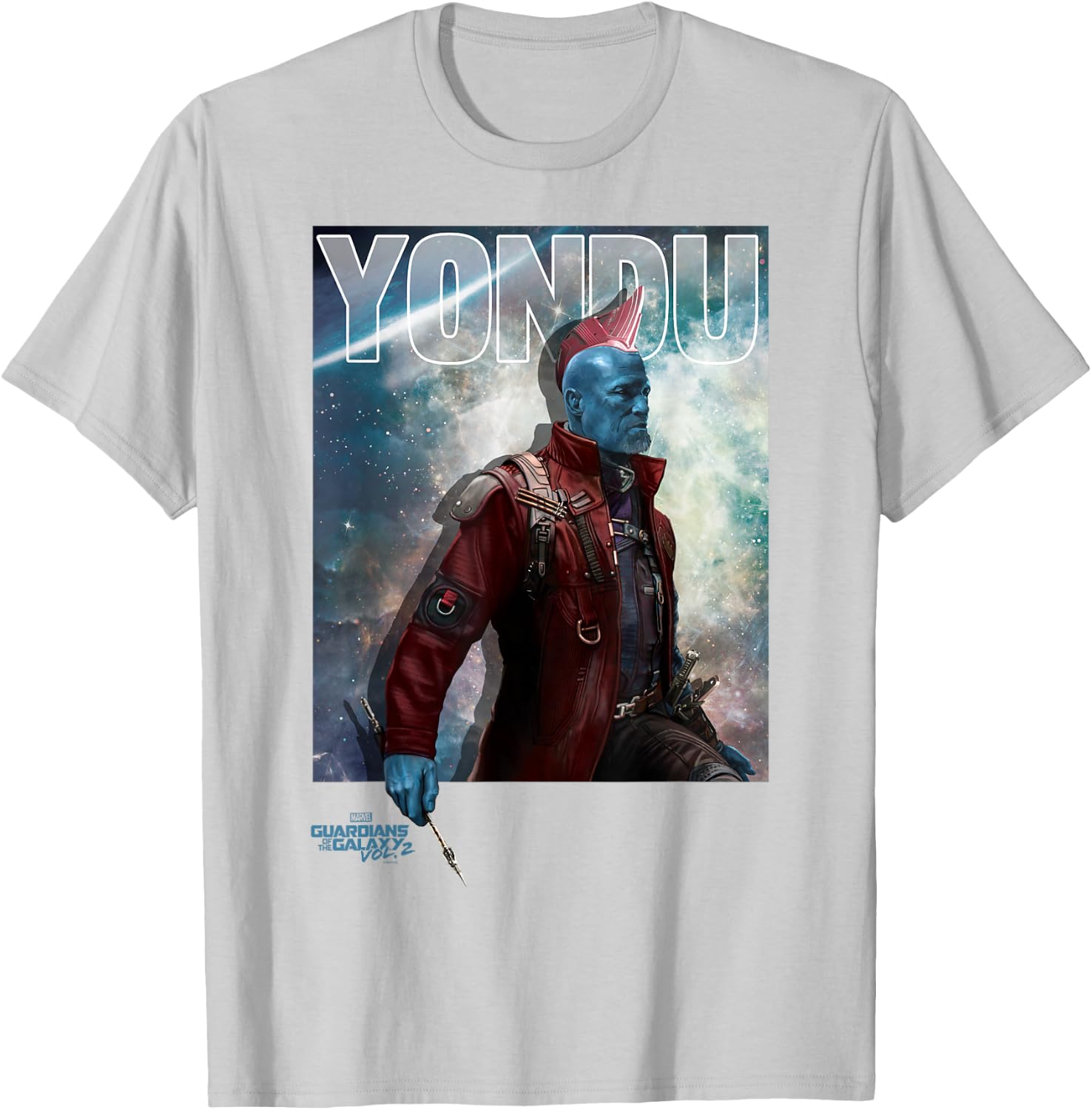 Marvel Guardians of the Galaxy Vol 2 Yondu Space Portrait T-Shirt - T-Shirt | Ash