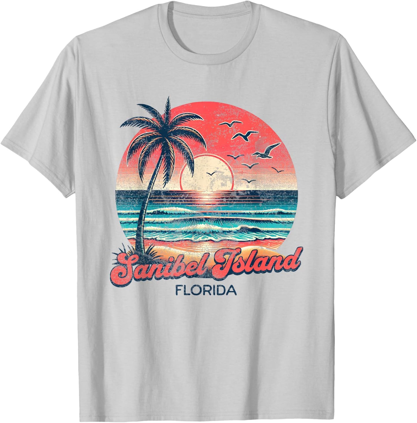 Sanibel Island T-Shirt - T-Shirt | Ash