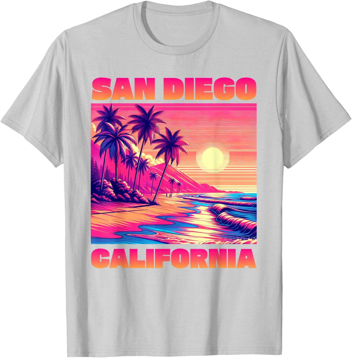 San Diego T-Shirt - T-Shirt | Ash