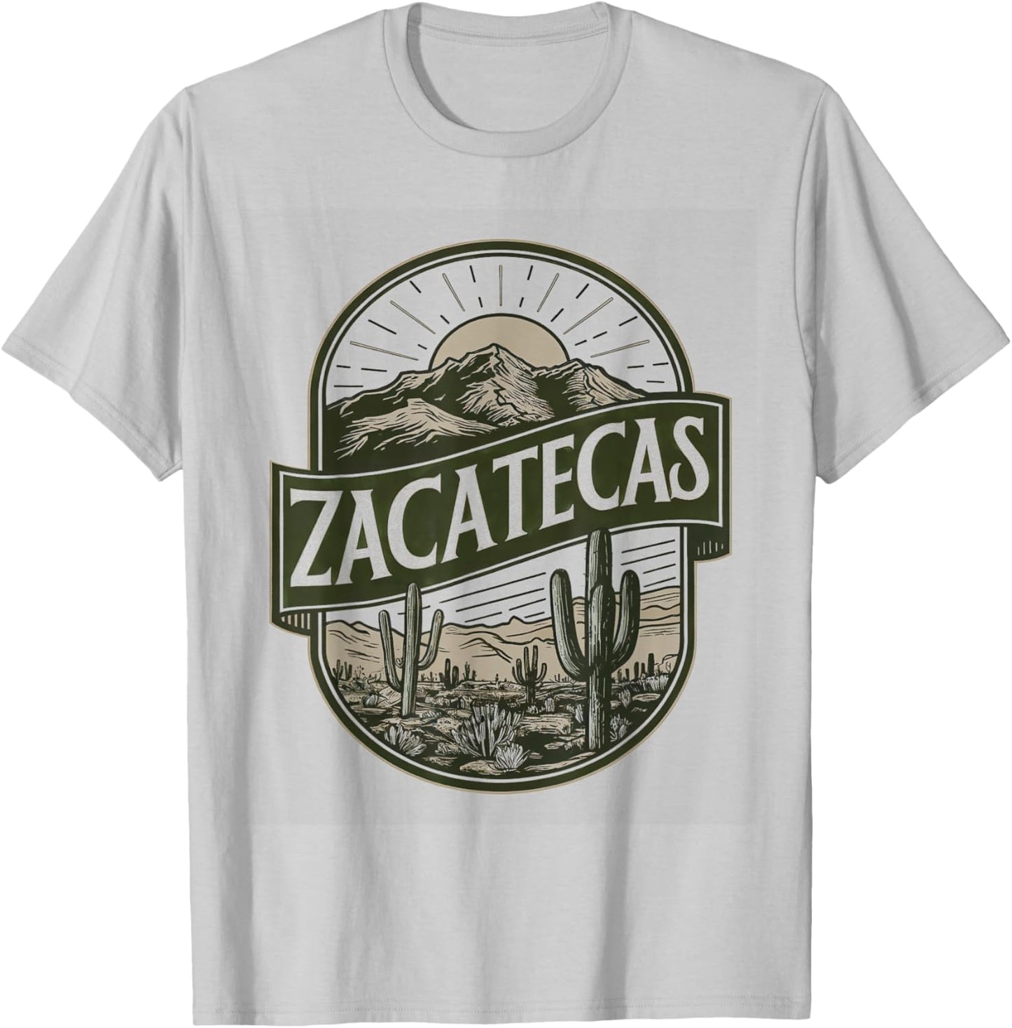 Zacatecas Mexico Souvenir T-Shirt - T-Shirt | Ash