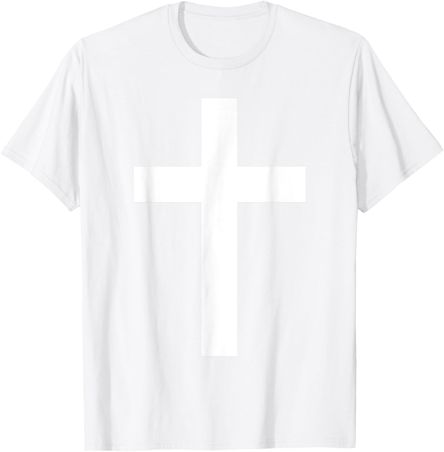 White Christian Jesus Cross Green T-Shirt - T-Shirt | White