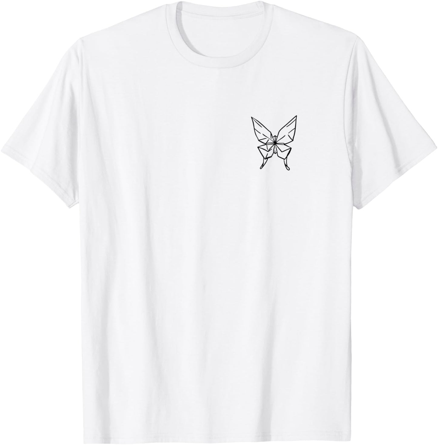 Origami butterfly T-Shirt - T-Shirt | White