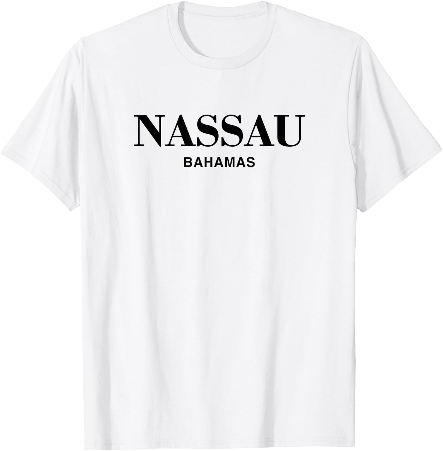 Nassau Bahamas Preppy Retro Throwback Cruise Souvenir T-Shirt - T-Shirt | White