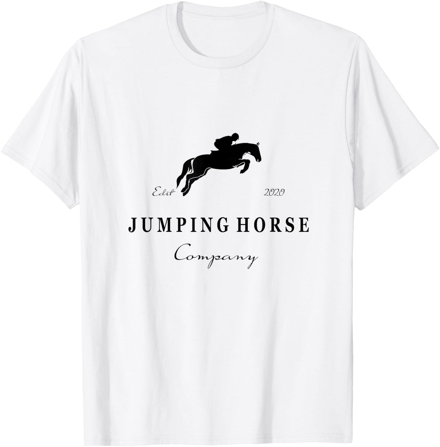 Horse Rider Show Jumping Equestrian Sport T-Shirt - T-Shirt | White