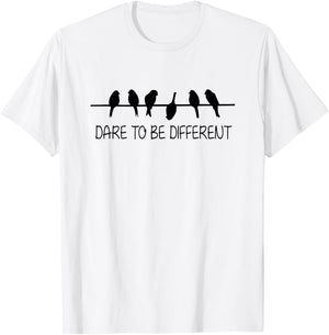 Dare to Be Different T-Shirt - T-Shirt | White