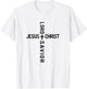 Christian Faith Lord And Savior Jesus Christ Cross T-Shirt - T-Shirt | White