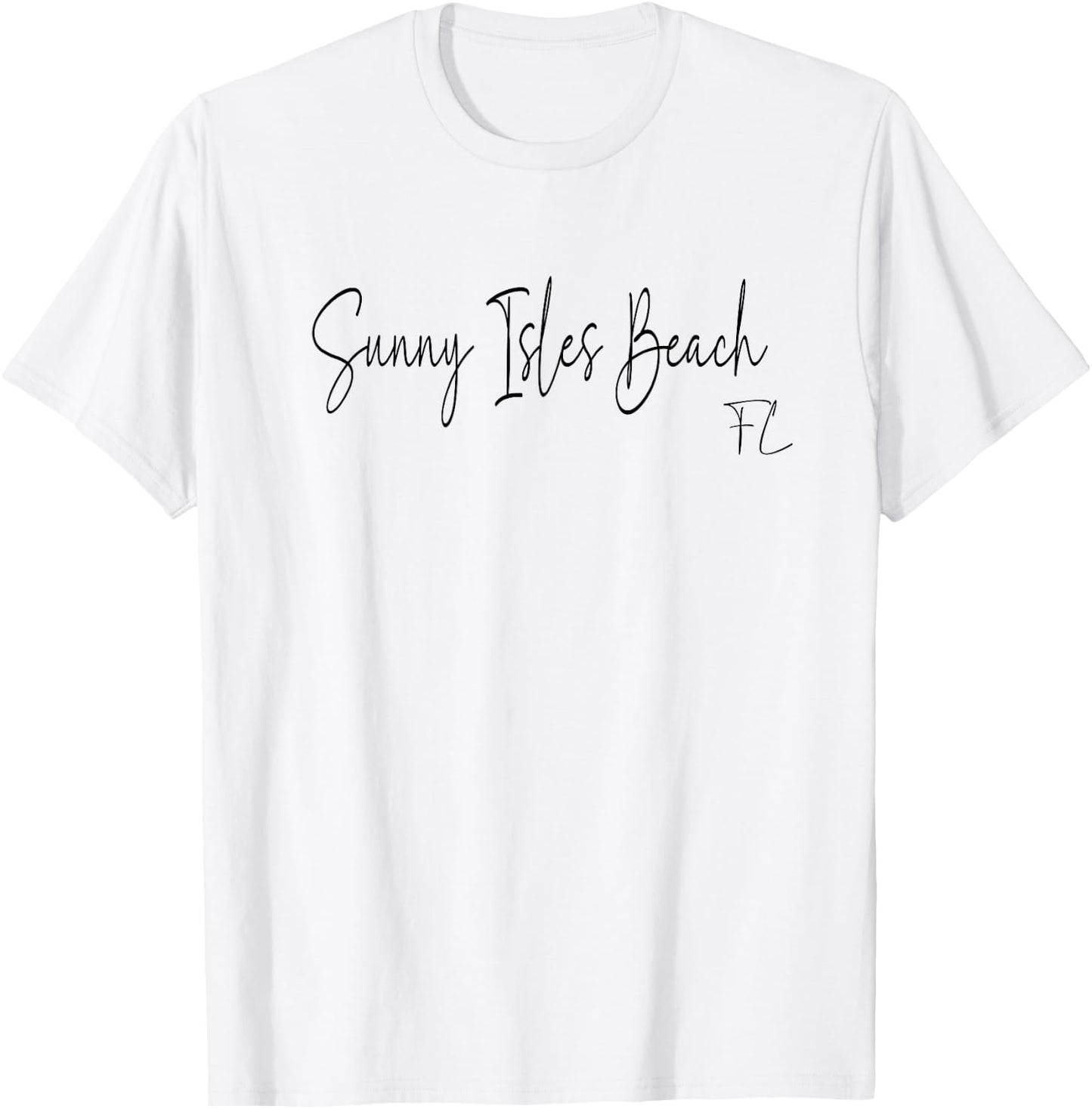 Sunny Isles Beach Florida CA Retro T-Shirt - T-Shirt | White