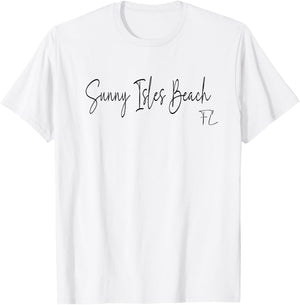 Sunny Isles Beach Florida CA Retro T-Shirt - T-Shirt | White