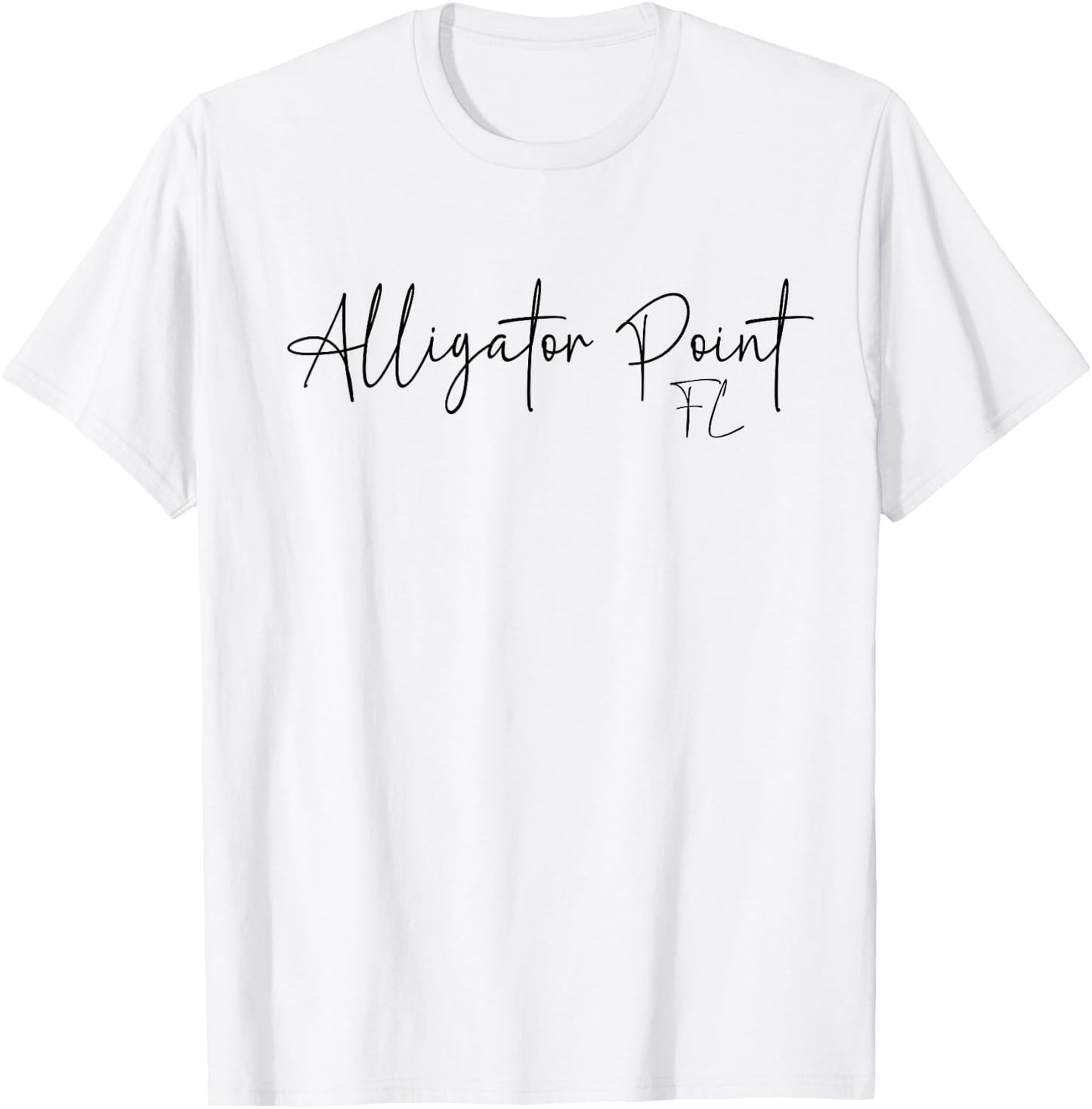 Alligator Point Florida CA Retro T-Shirt - T-Shirt | White
