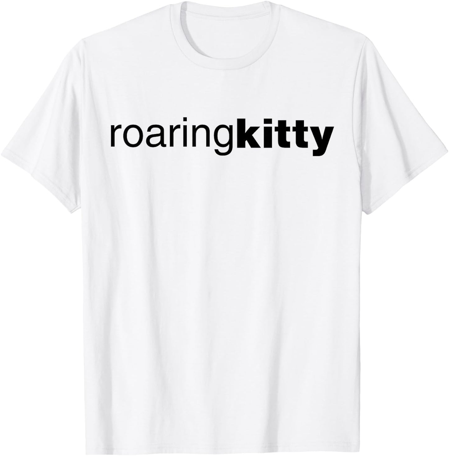 Roaring Kitty T-Shirt - T-Shirt | White