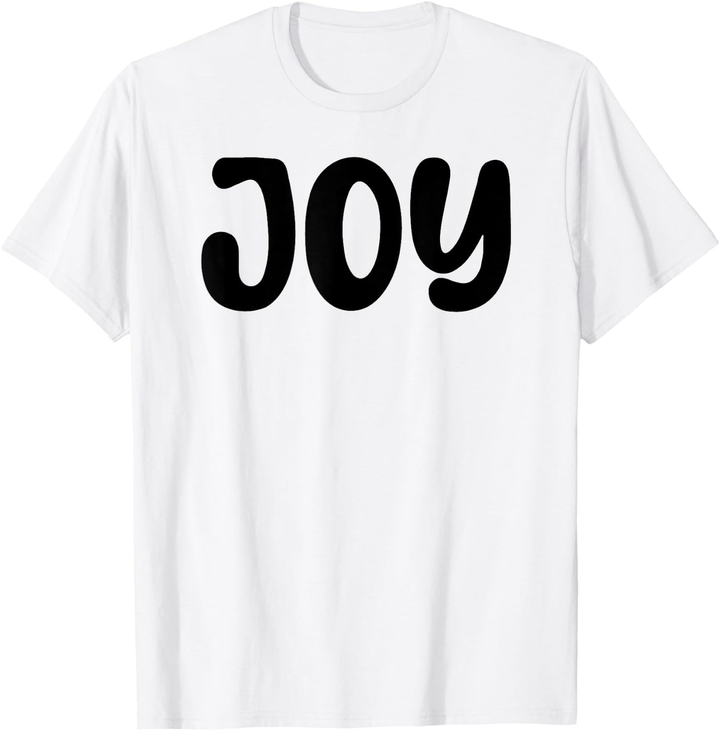 Joy Lazy Halloween Costume Funny Last Minute Men Kids T-Shirt - T-Shirt | White