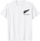 Black New Zealand Fern Shirt Black Proud Kiwi NZ Rugby T-Shirt - T-Shirt | White