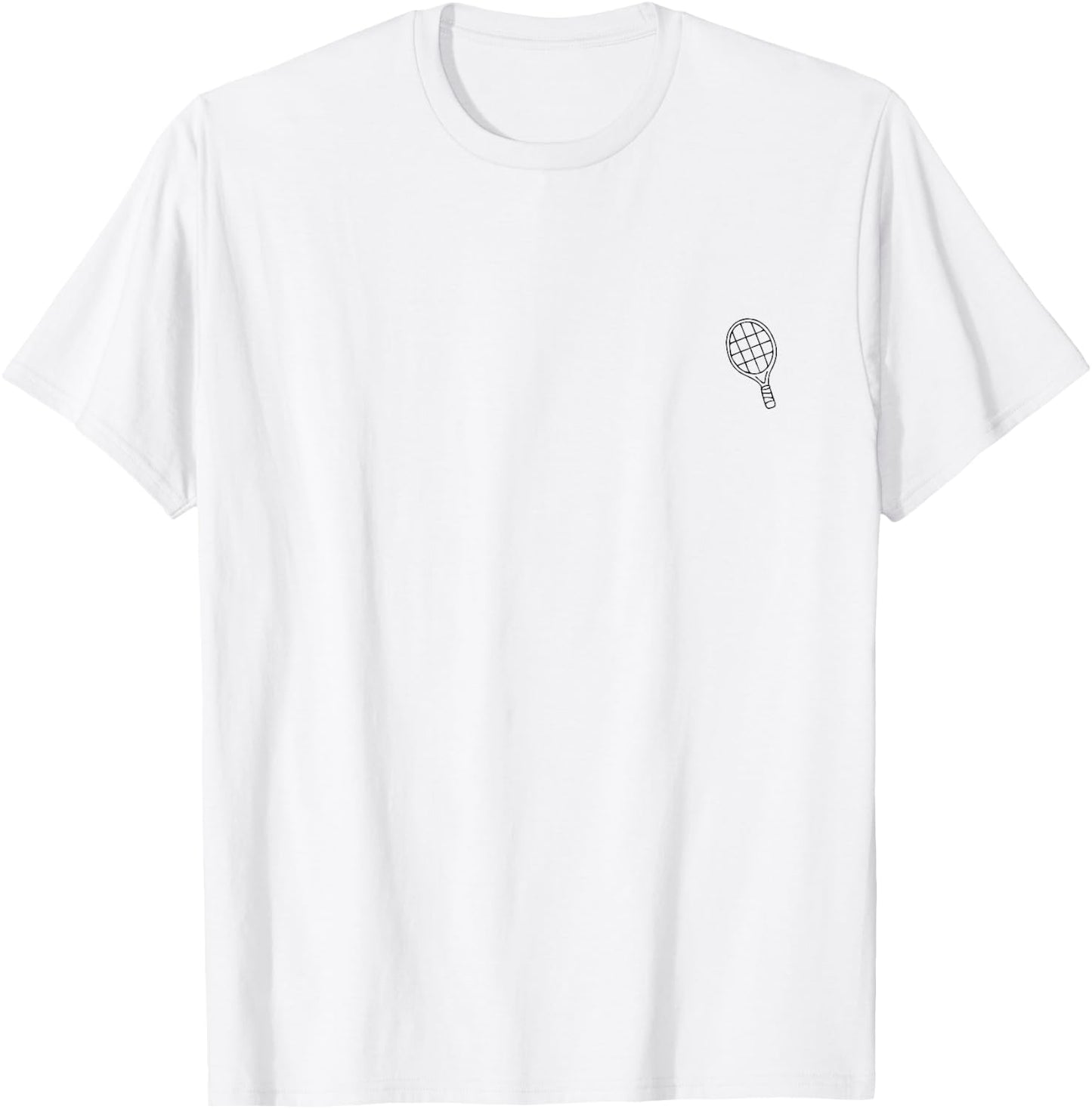 Tennis Aesthetic T-Shirt - T-Shirt | White