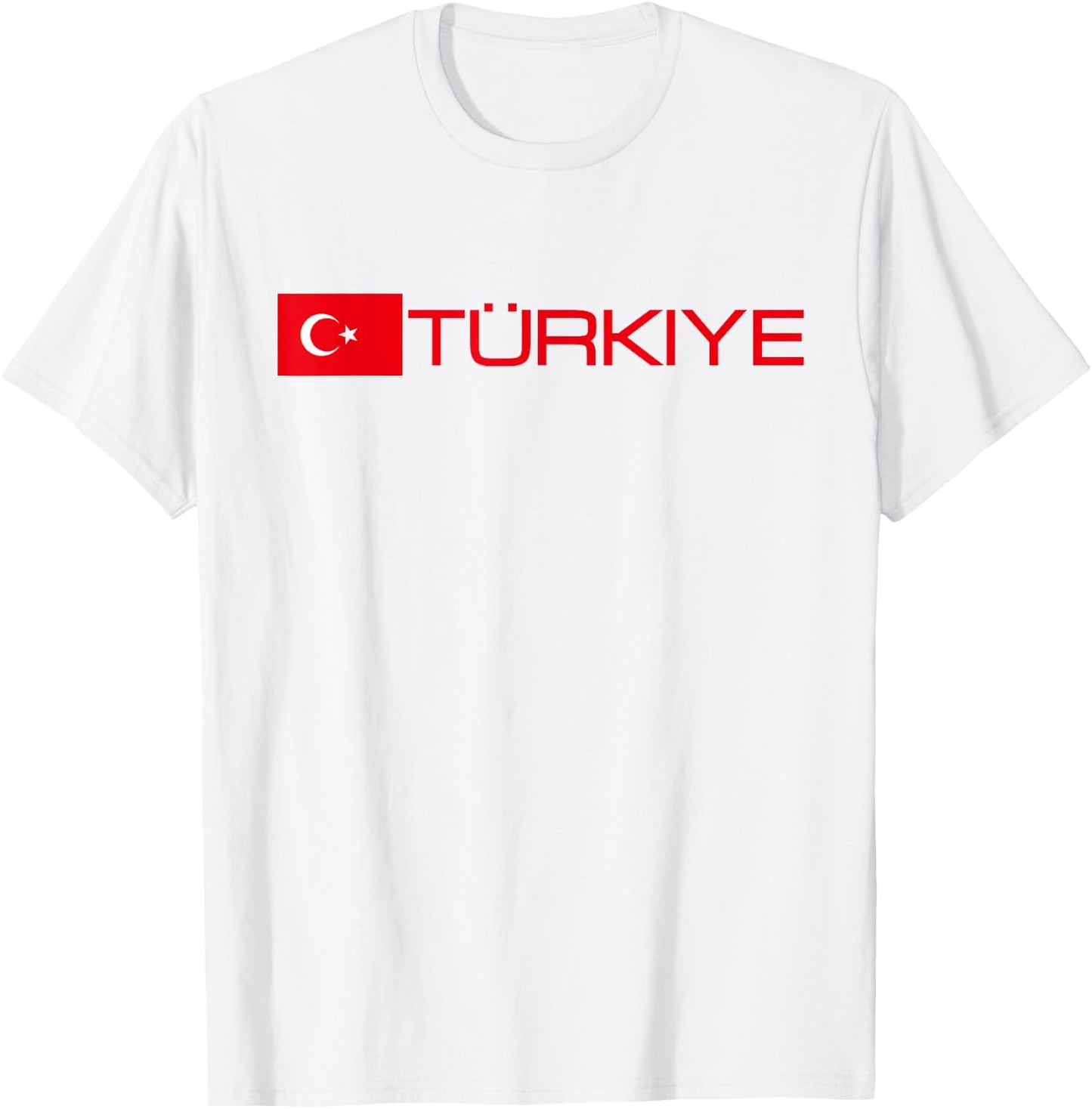 Turkiye Turkey Flag Turkish Banner Sports Jersey Style T-Shirt - T-Shirt | White