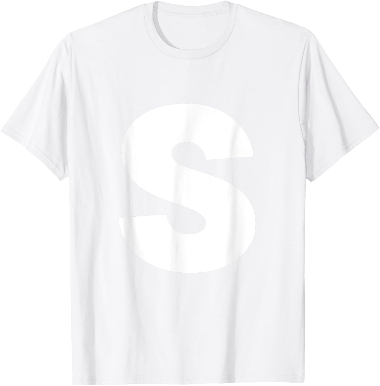 Letter S Groups Halloween Matching Team Easy Lazy Costume T-Shirt - T-Shirt | White