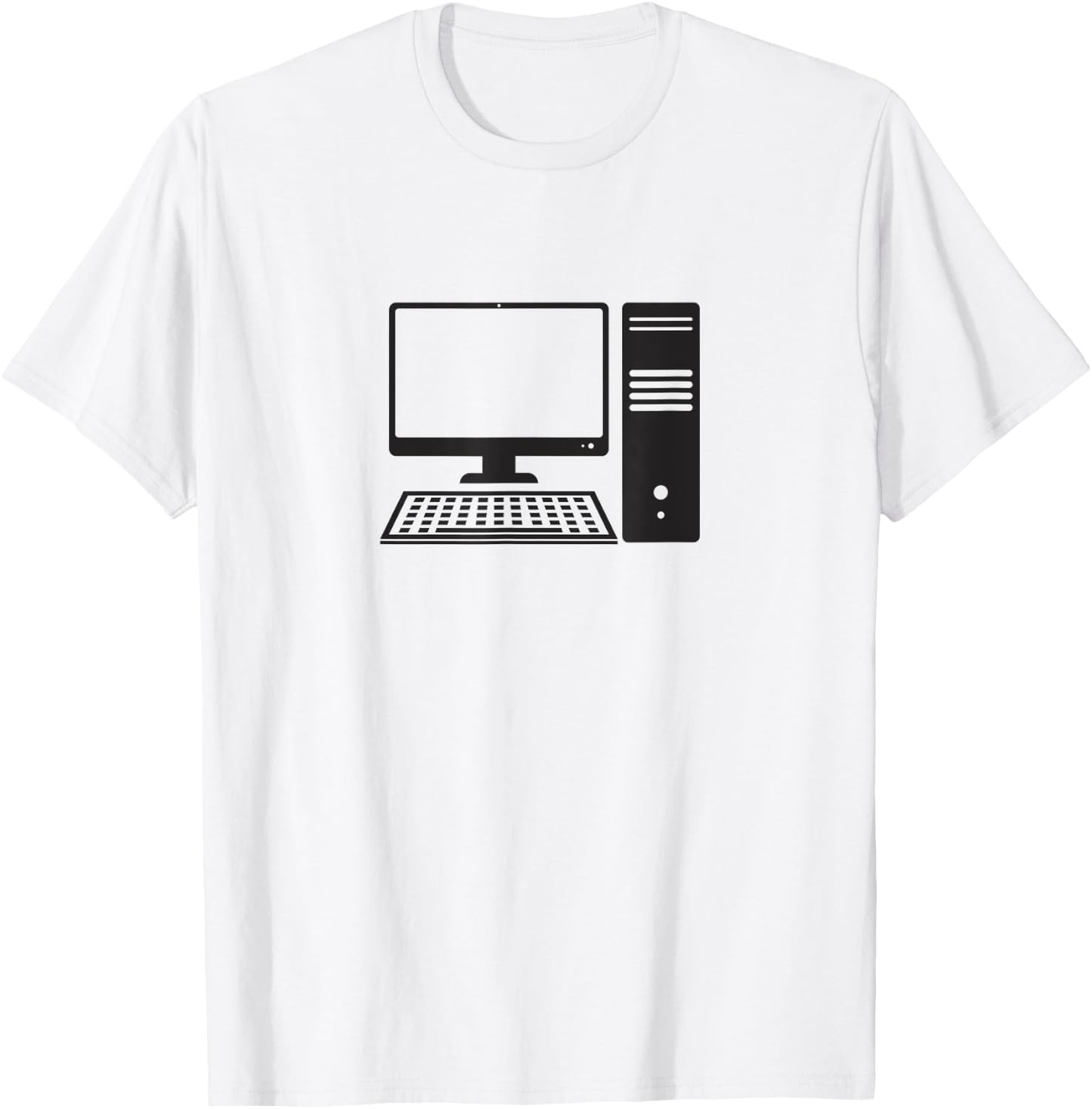 Desktop Computer T-Shirt - T-Shirt | White